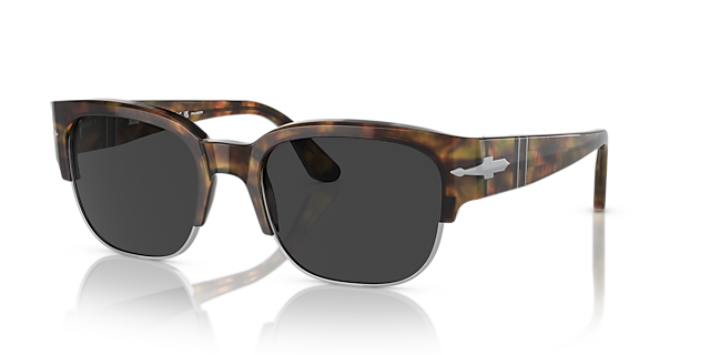 PO3319S Caffe AcetaatSunglass Frames van B24, Hoekweergave