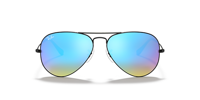 RB3025 Zwart MetaalSunglass Frames van B24, Vooraanzicht