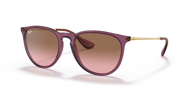 RB4171 Transparant violet KunststofSunglass Frames van B24, Hoekweergave