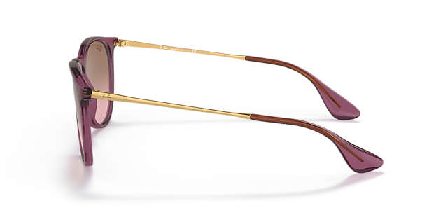 RB4171 Transparant violet KunststofSunglass Frames van B24, Zijaanzicht