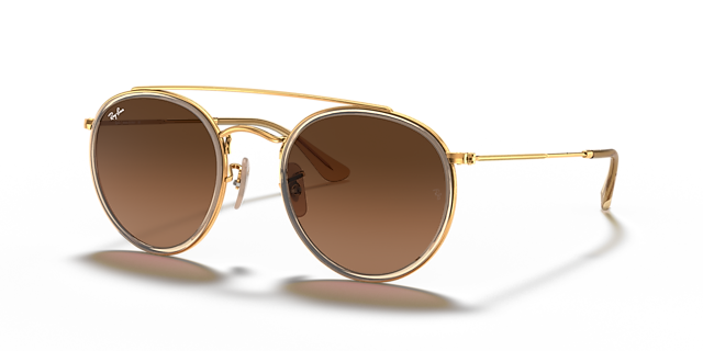 RB3647N Arista goud MetaalSunglass Frames van B24, Hoekweergave