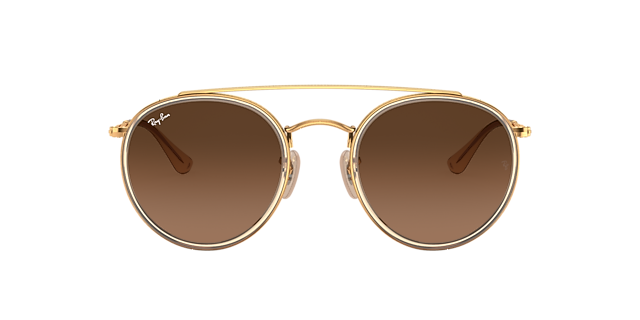 RB3647N Arista goud MetaalSunglass Frames van B24, met getinte lenzen