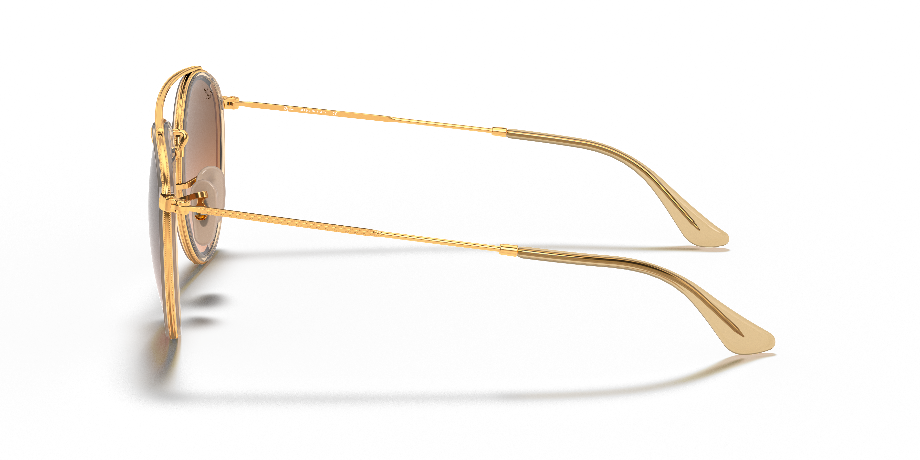 RB3647N Arista goud MetaalSunglass Frames van B24, Zijaanzicht