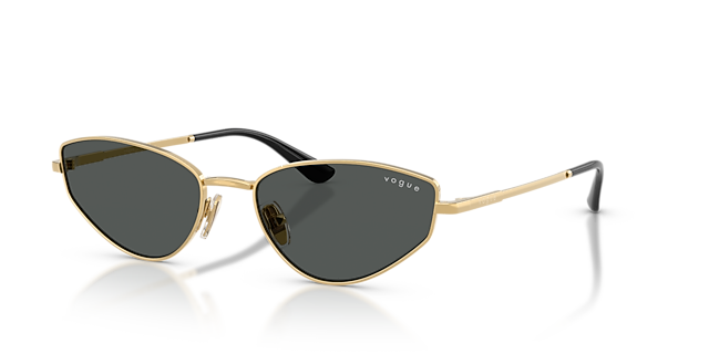 VO4339S Goud MetaalSunglass Frames van B24, Hoekweergave