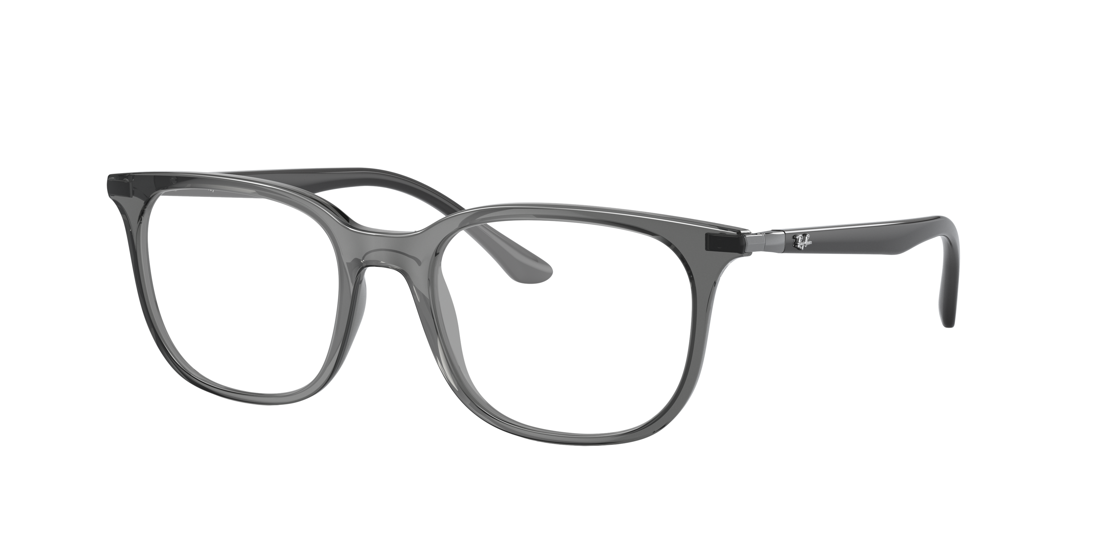 RB7211 Transparant grijs KunststofEyeglass Frames van B24, Hoekweergave