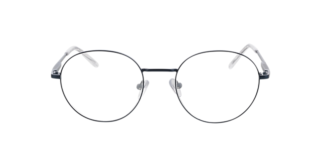 Carter Matt Blue Jean  &  Crystal MetallEyeglass Frames von B24, Vorderansicht