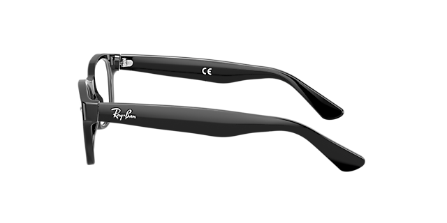 RB1528 Optics Kids Schwarz AcetatEyeglass Frames von B24, Seitenansicht