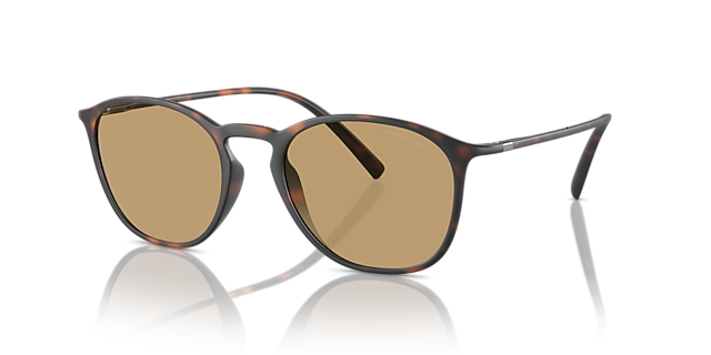 AR8186U Havana KunststoffSunglass Frames von B24, Dreiviertelansicht