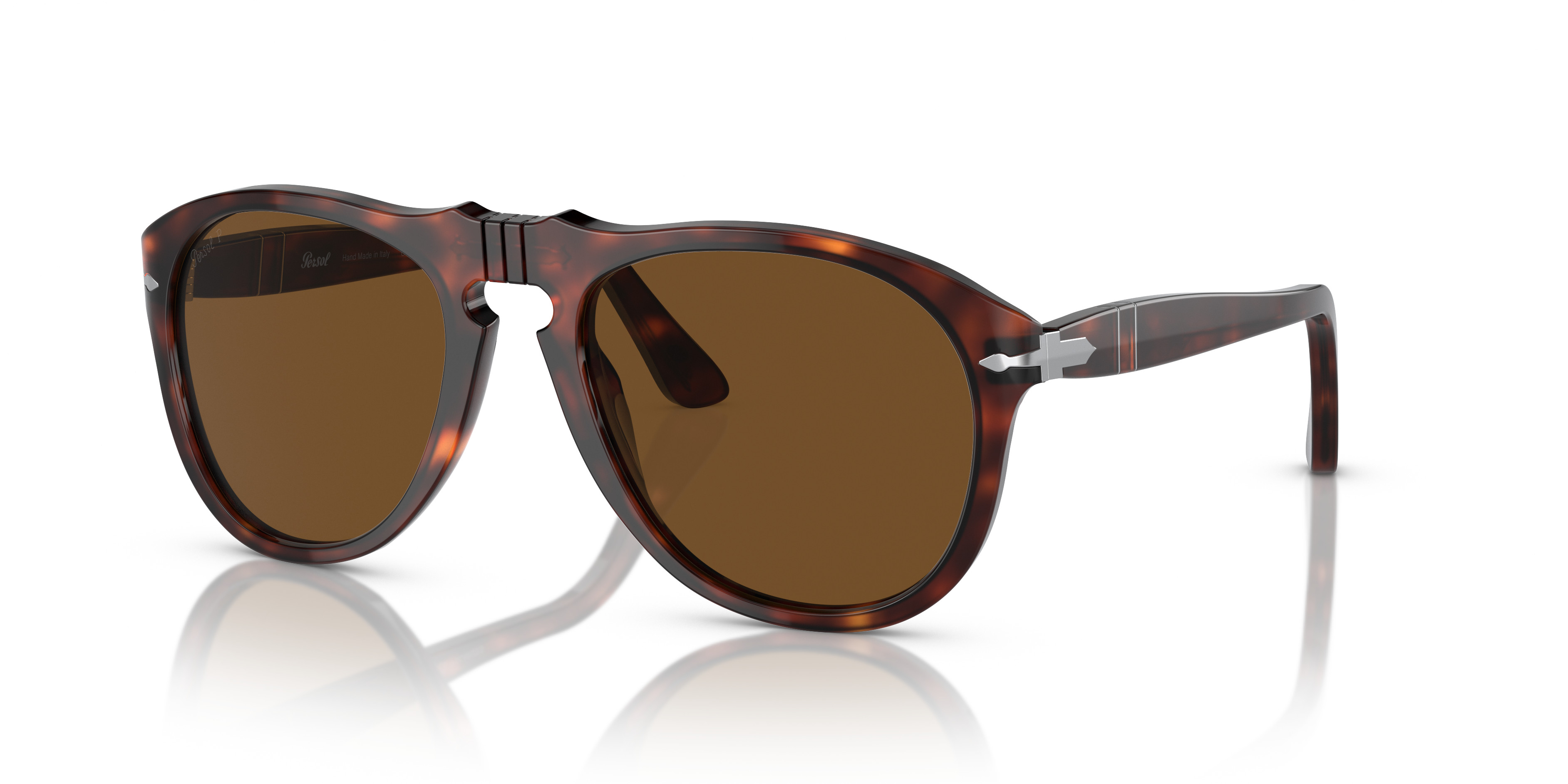PO0649 Havana AcetaatSunglass Frames van B24, Hoekweergave