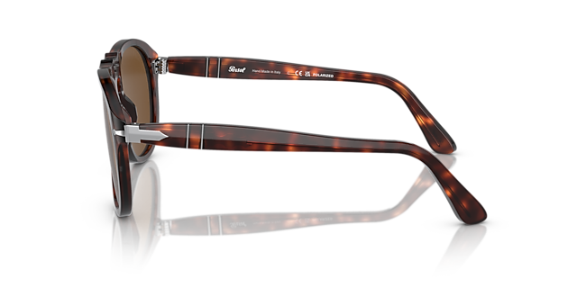 PO0649 Havana AcetaatSunglass Frames van B24, Zijaanzicht