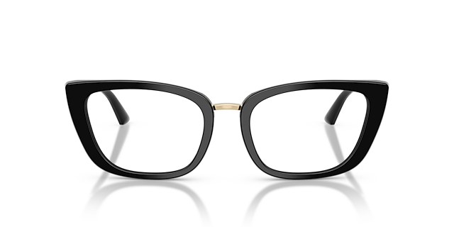 JC3034HB Schwarz AcetatEyeglass Frames von B24, Vorderansicht