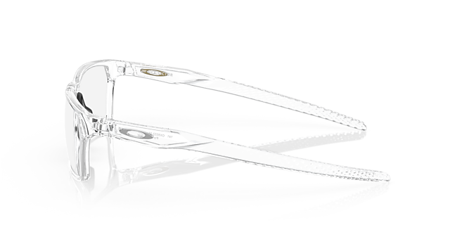 Hex Jector Glanzend transparant KunststofEyeglass Frames van B24, Zijaanzicht