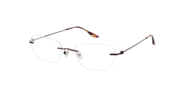 Westwood Braun MetallEyeglass Frames von B24, Dreiviertelansicht