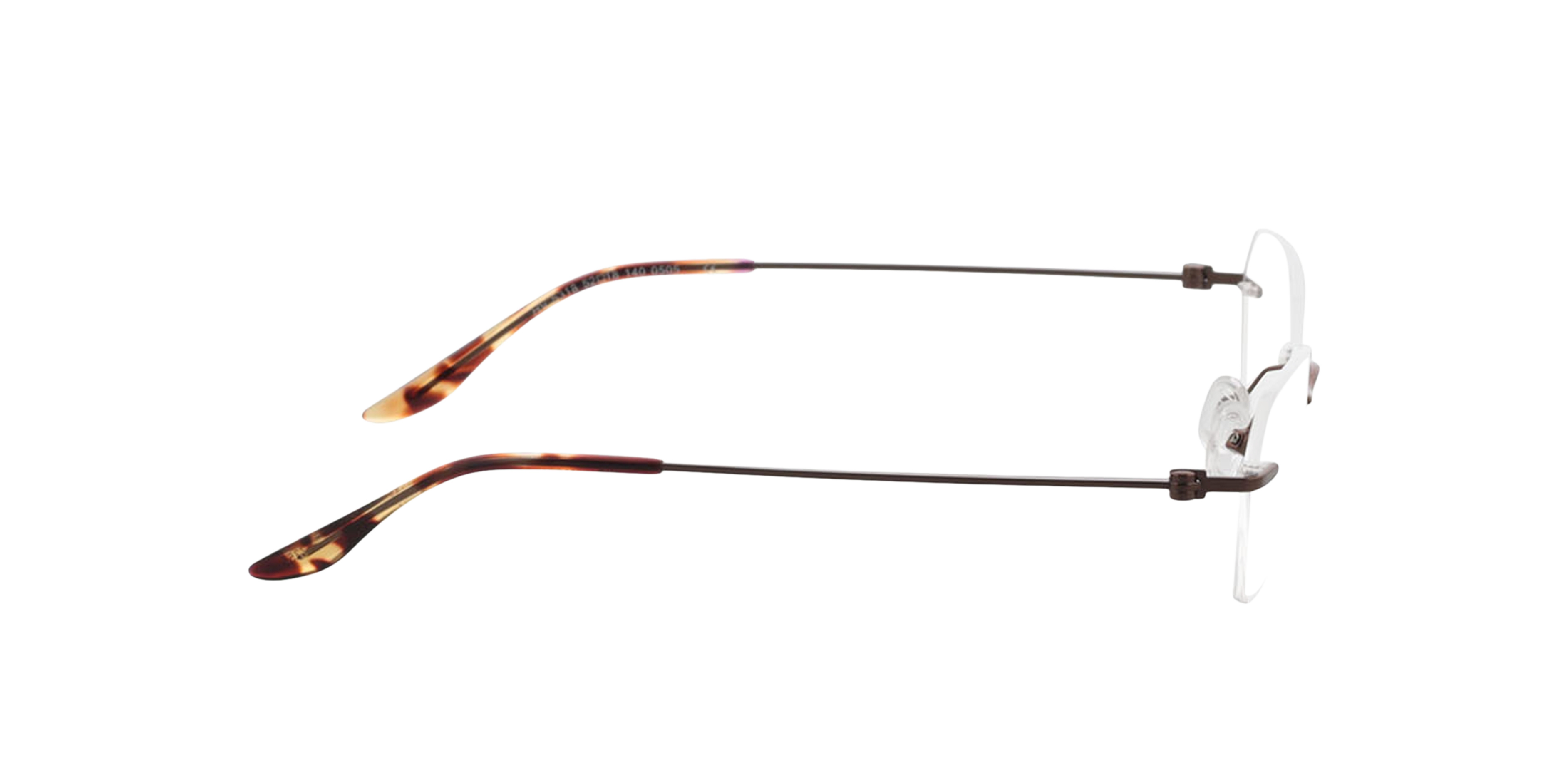 Westwood Braun MetallEyeglass Frames von B24, Seitenansicht