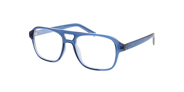 Parker Kristalblauw KunststofEyeglass Frames van B24, Hoekweergave