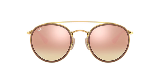 RB3647N Arista Gold MetallSunglass Frames von B24, mit getönten Gläsern