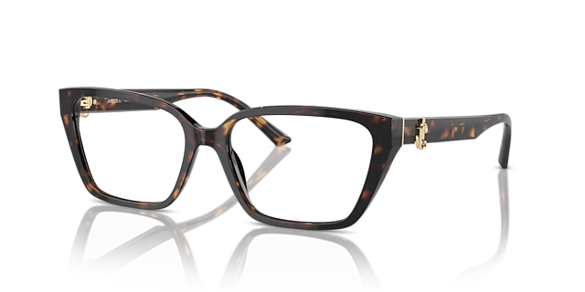JC3008 Havana AcetatEyeglass Frames von B24, Dreiviertelansicht
