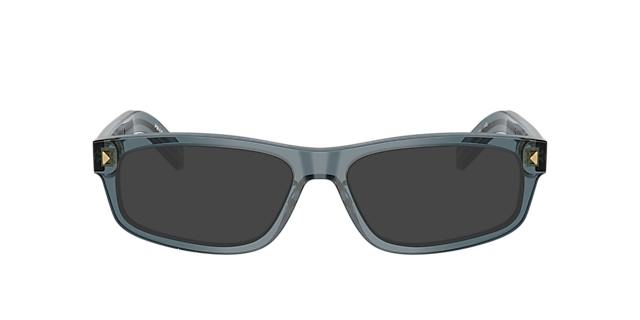 PR B02V Pale Gold Plated AcetaatEyeglass Frames van B24, met getinte lenzen