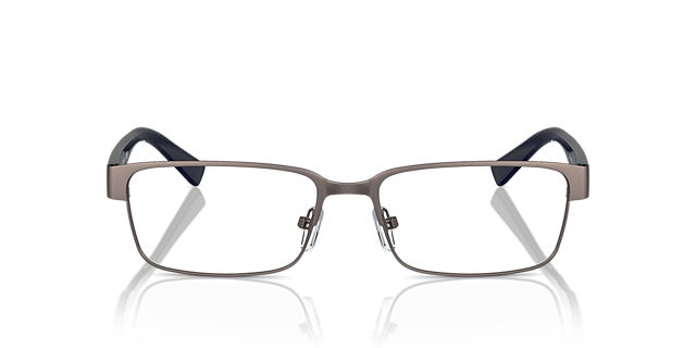 AX1017 Matt Gunmetal MetallEyeglass Frames von B24, Vorderansicht