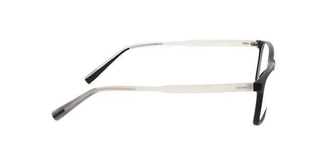 Toronto Matzwart KunststofEyeglass Frames van B24, Zijaanzicht