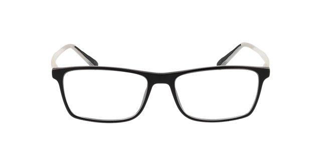 Toronto Matzwart KunststofEyeglass Frames van B24, Vooraanzicht