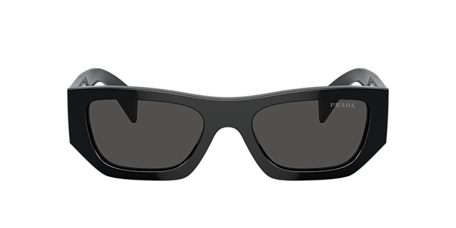 PR A01S Zwart AcetaatSunglass Frames van B24, met getinte lenzen