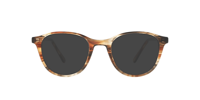 Airin Brown Horizon AcetaatEyeglass Frames van B24, met getinte lenzen