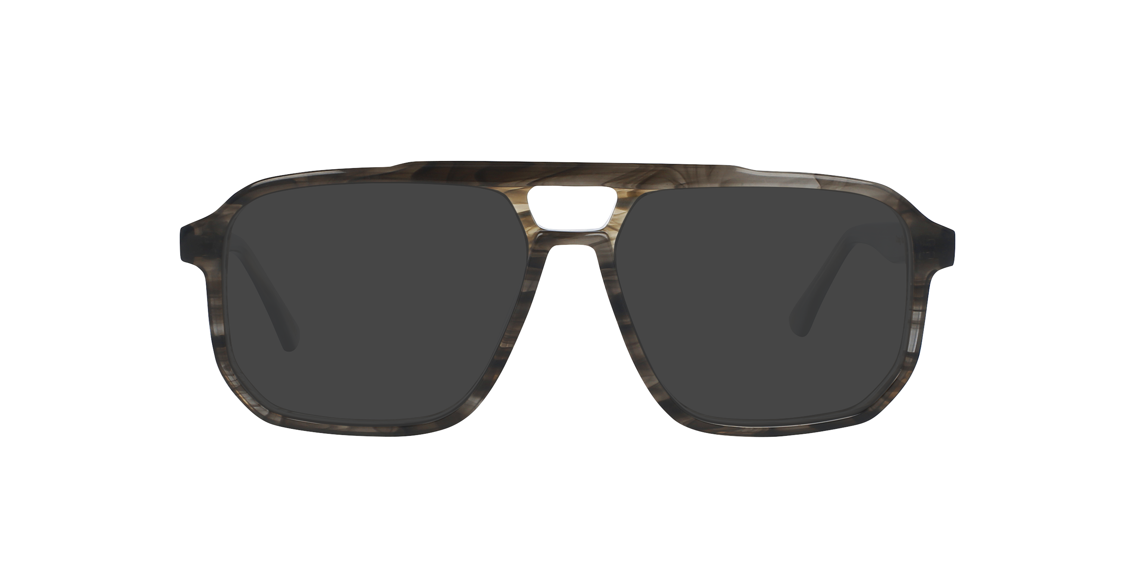 Craig Pebble Grey AcetaatEyeglass Frames van B24, met getinte lenzen