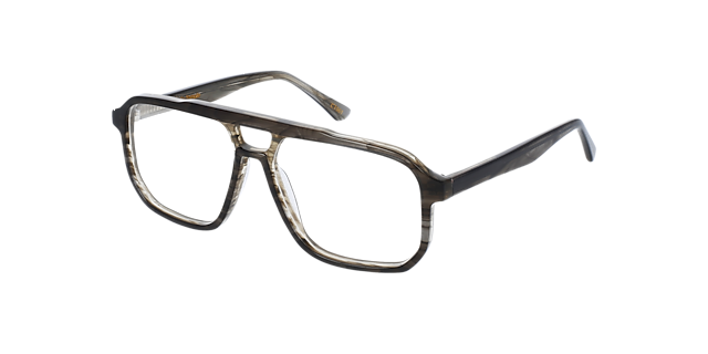 Craig Pebble Grey AcetatEyeglass Frames von B24, Dreiviertelansicht