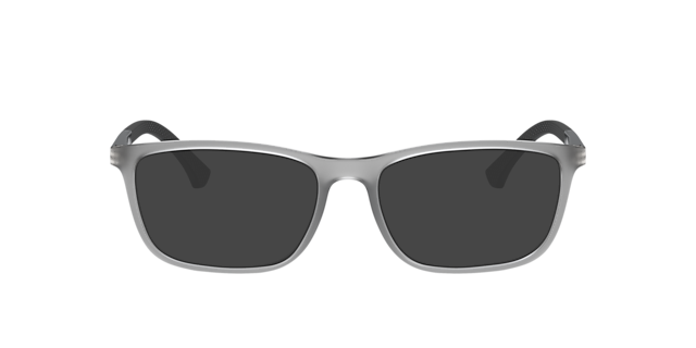 EA3069 Mat transparant grijs KunststofEyeglass Frames van B24, met getinte lenzen