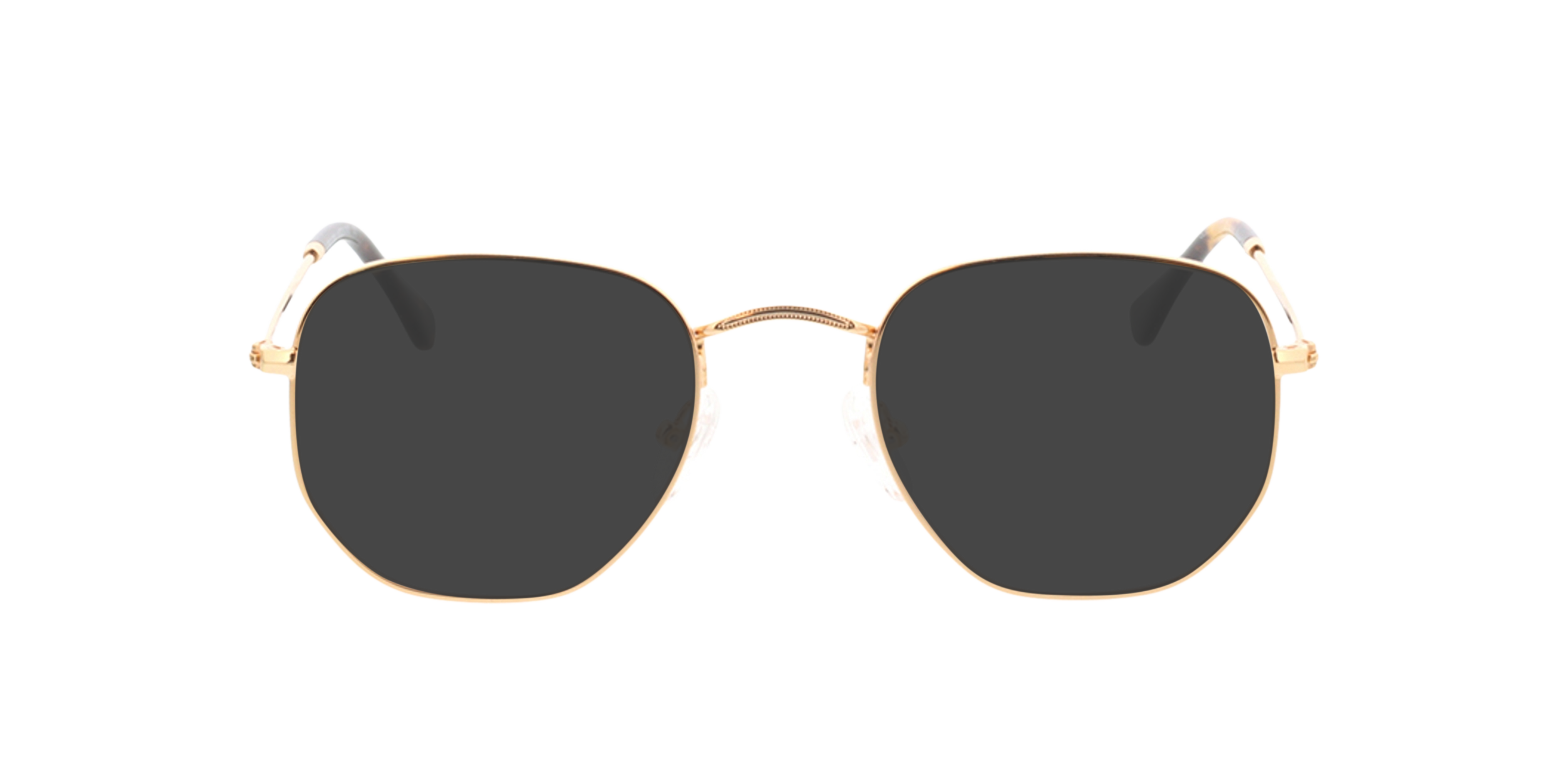 Rosario Gold MetallEyeglass Frames von B24, mit getönten Gläsern