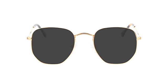 Rosario Goud MetaalEyeglass Frames van B24, met getinte lenzen