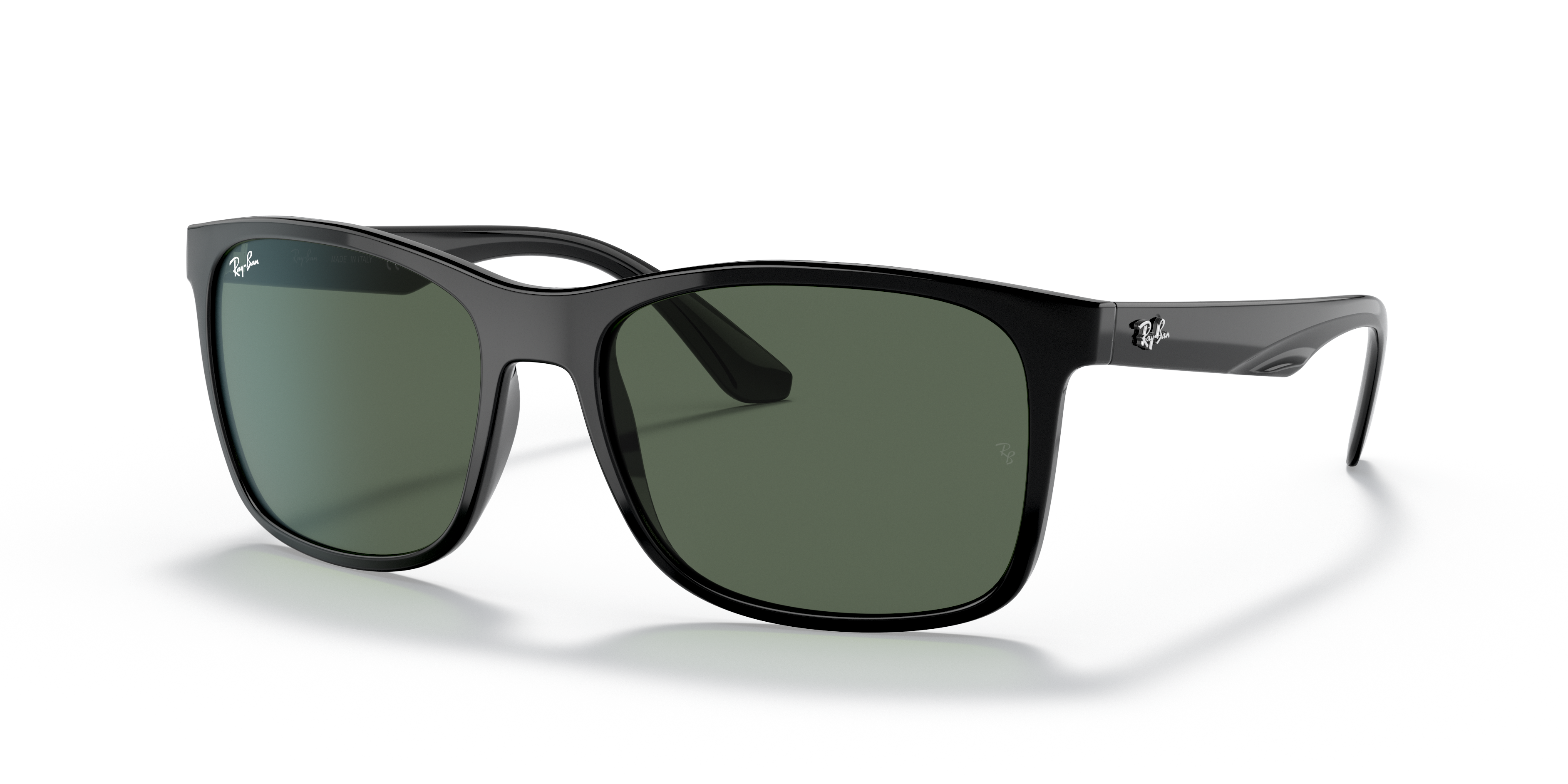RB4232 Schwarz KunststoffSunglass Frames von B24, Dreiviertelansicht