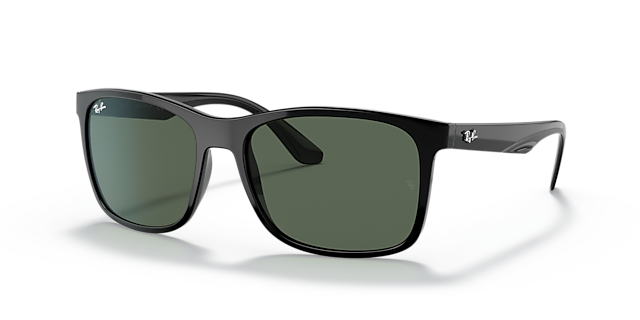 RB4232 Zwart KunststofSunglass Frames van B24, Hoekweergave