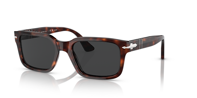 PO3272S Havana AcetaatSunglass Frames van B24, Hoekweergave