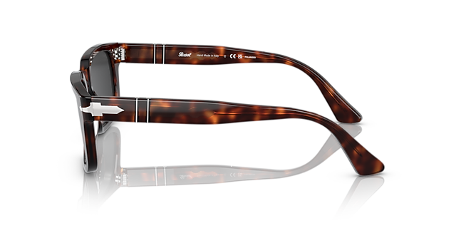 PO3272S Havana AcetaatSunglass Frames van B24, Zijaanzicht