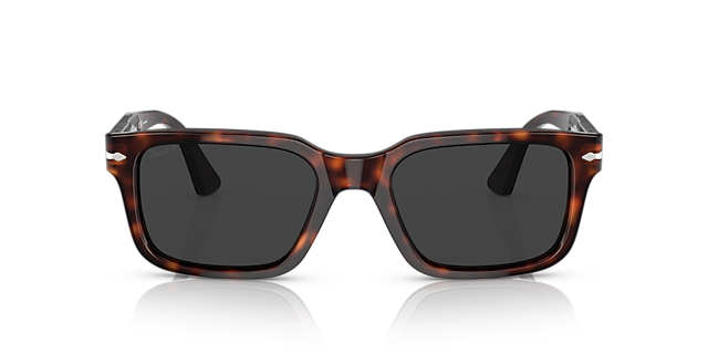 PO3272S Havana AcetaatSunglass Frames van B24, Vooraanzicht
