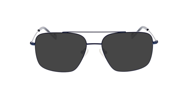 Detroit Matblauw MetaalEyeglass Frames van B24, met getinte lenzen