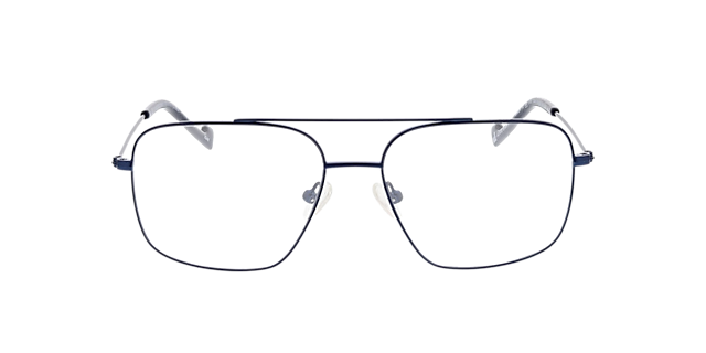 Detroit Matblauw MetaalEyeglass Frames van B24, Vooraanzicht