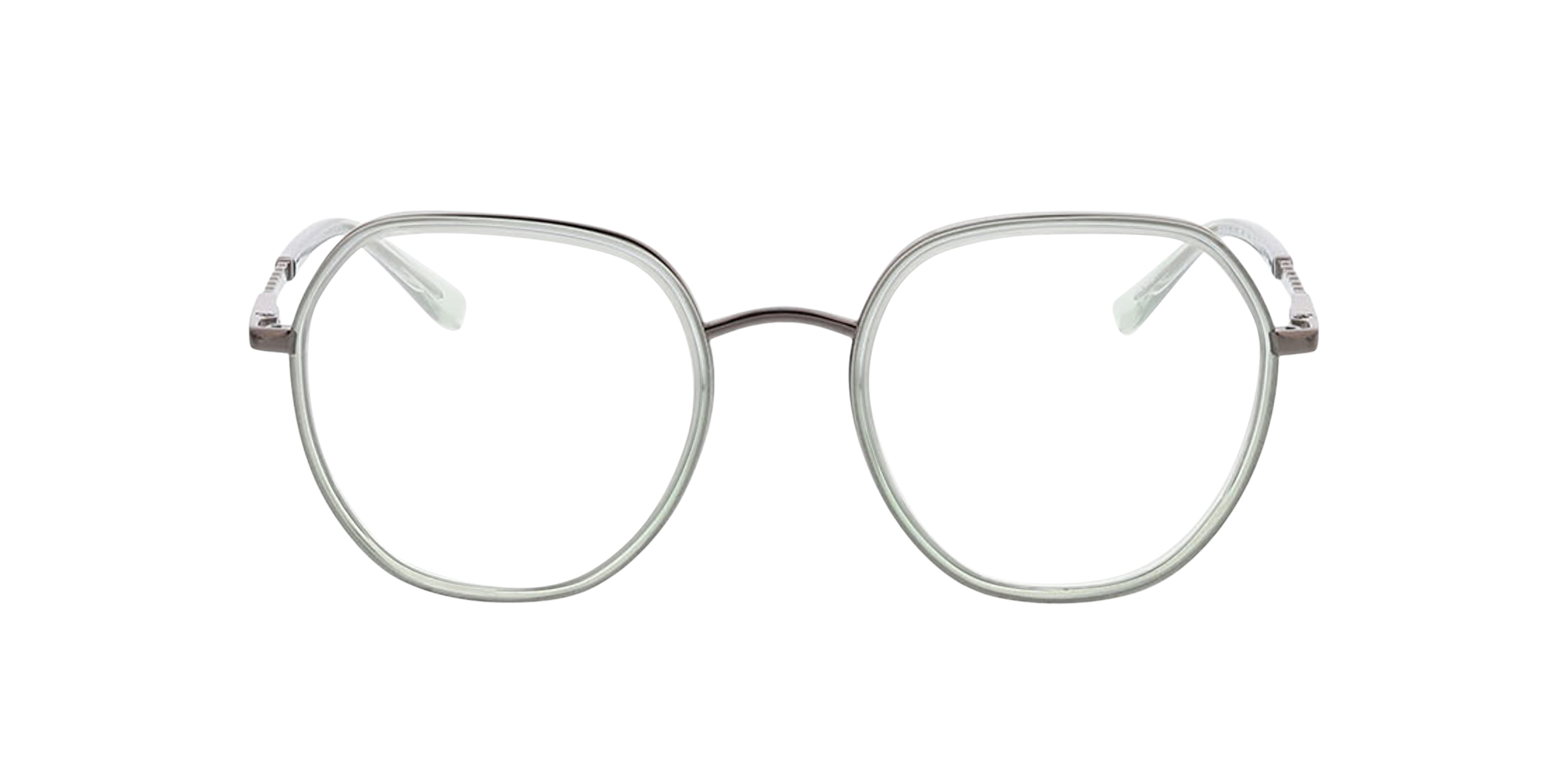 Brille24 4250325256811 Gradient Green / Gun/gradient Beige / Light Gold/havana / Light Gold, Size: Large