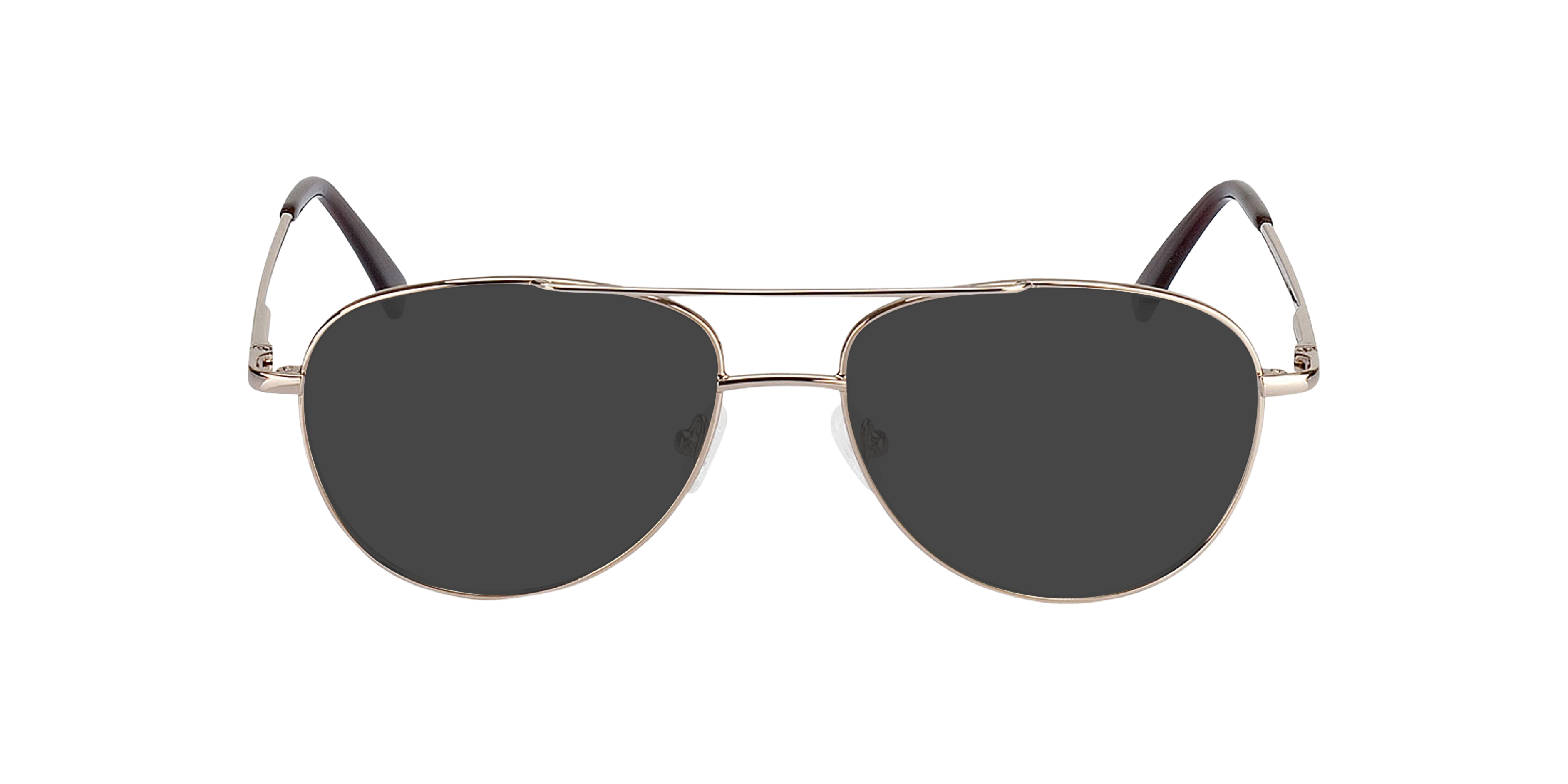 Glendale Goud MetaalEyeglass Frames van B24, met getinte lenzen