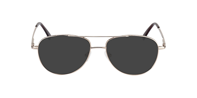 Glendale Goud MetaalEyeglass Frames van B24, met getinte lenzen