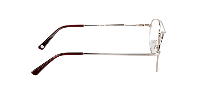 Glendale Goud MetaalEyeglass Frames van B24, Zijaanzicht