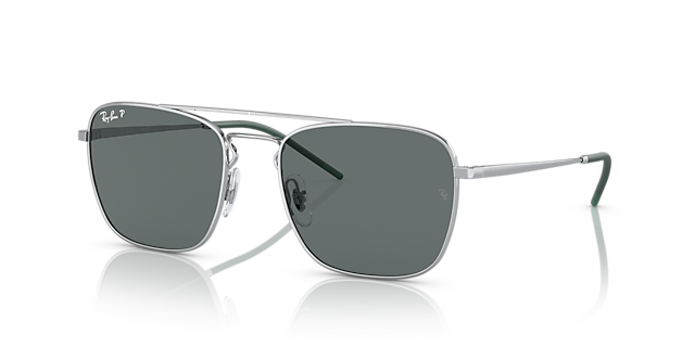 RB3588 Zilver MetaalSunglass Frames van B24, Hoekweergave