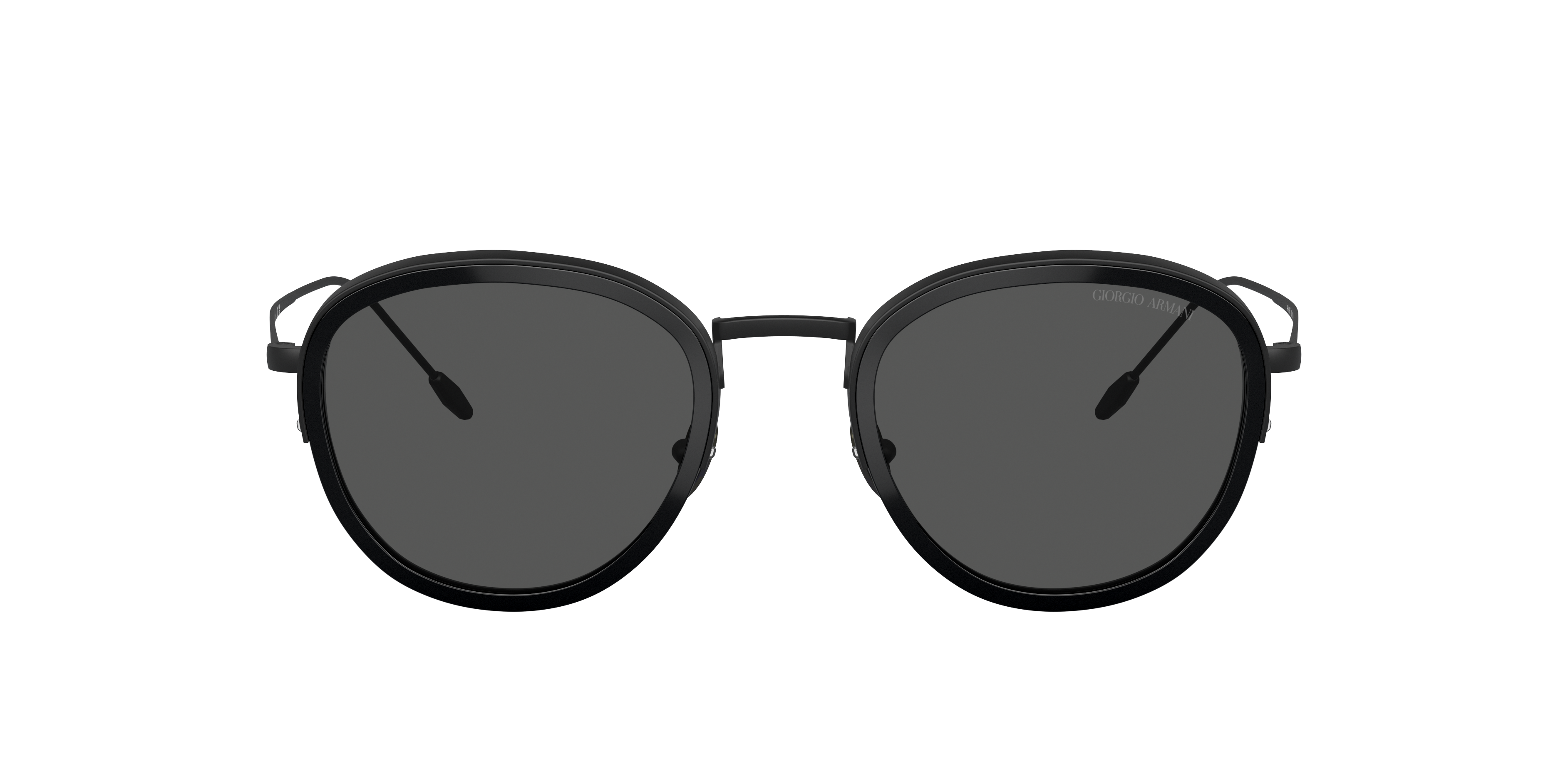 AR6068 Schwarz MetallSunglass Frames von B24, mit getönten Gläsern