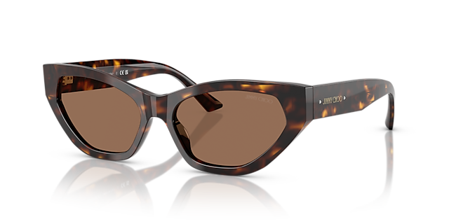 JC5022B Havana AcetatSunglass Frames von B24, Dreiviertelansicht