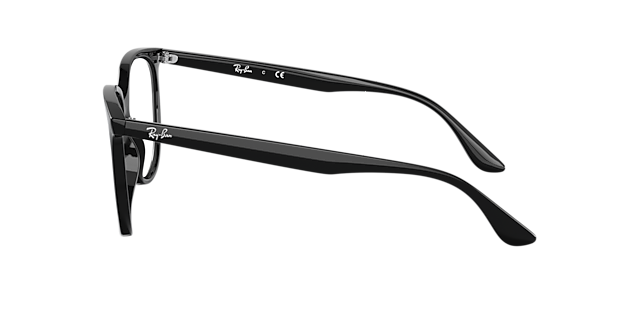 RB4378V Zwart KunststofEyeglass Frames van B24, Zijaanzicht