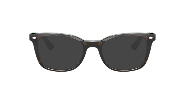 RB5285 Havana op groen AcetaatEyeglass Frames van B24, met getinte lenzen