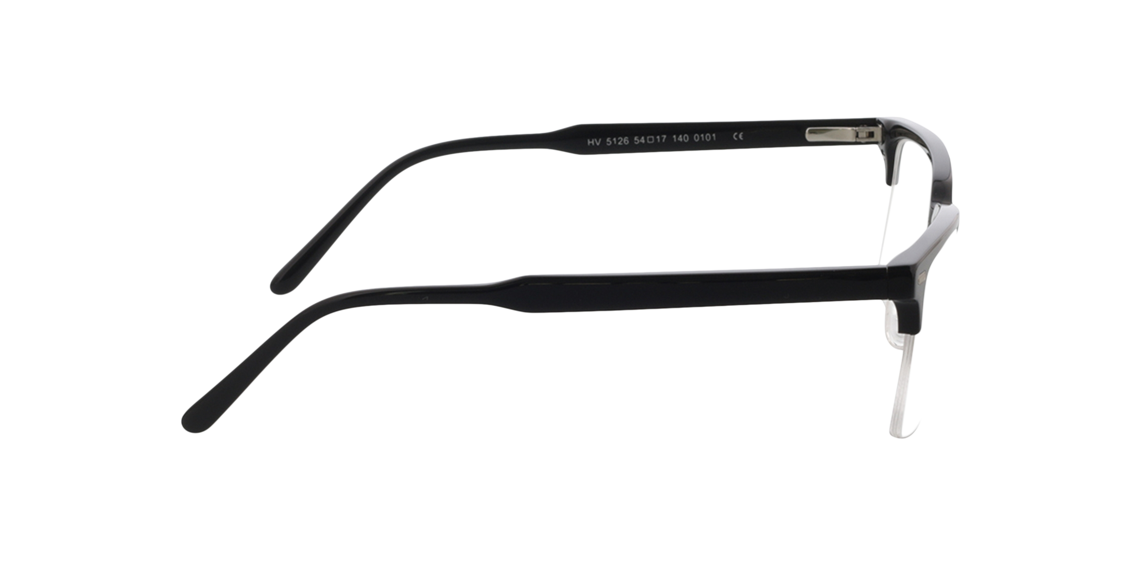 Chuck Schwarz AcetatEyeglass Frames von B24, Seitenansicht