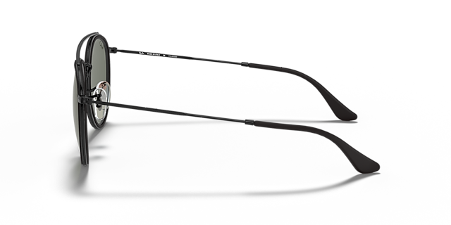 RB3647N Zwart MetaalSunglass Frames van B24, Zijaanzicht